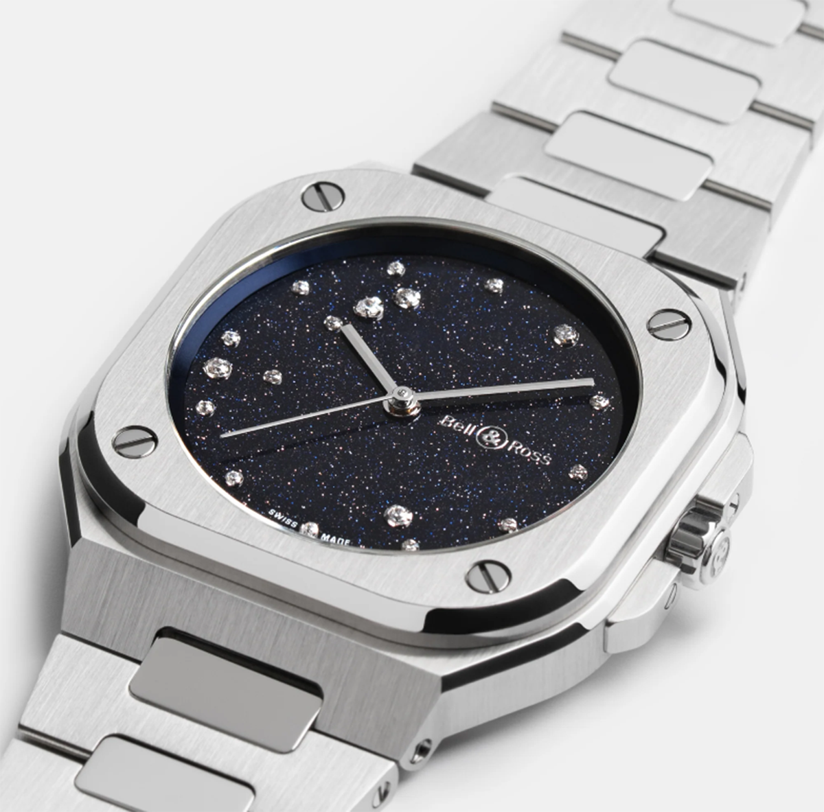 ベル＆ロス BR-05 ブルーダイヤモンドイーグル 文字盤のアップ